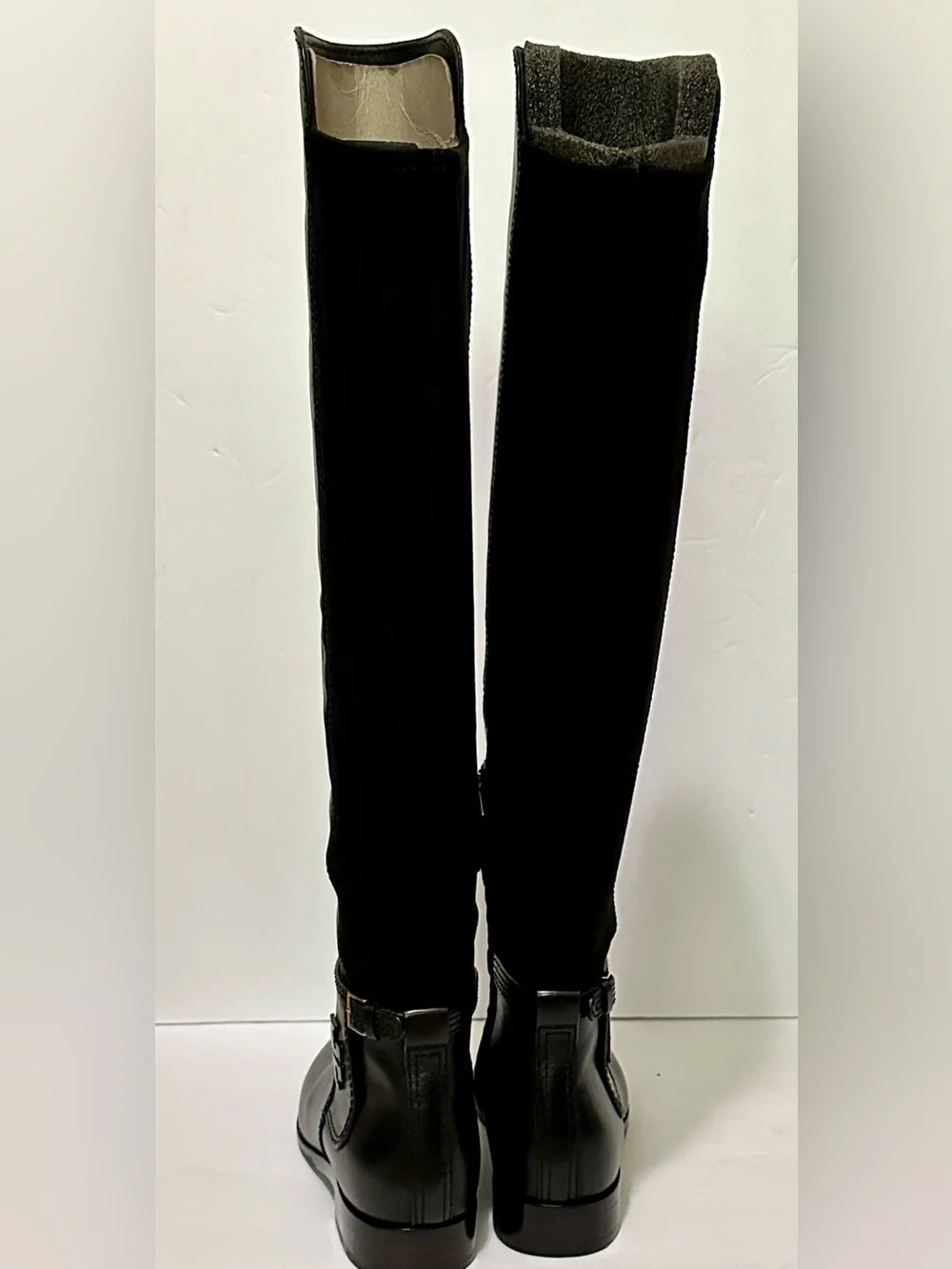 Tory Burch Wyatt black leather over-the-knee boots NWOB